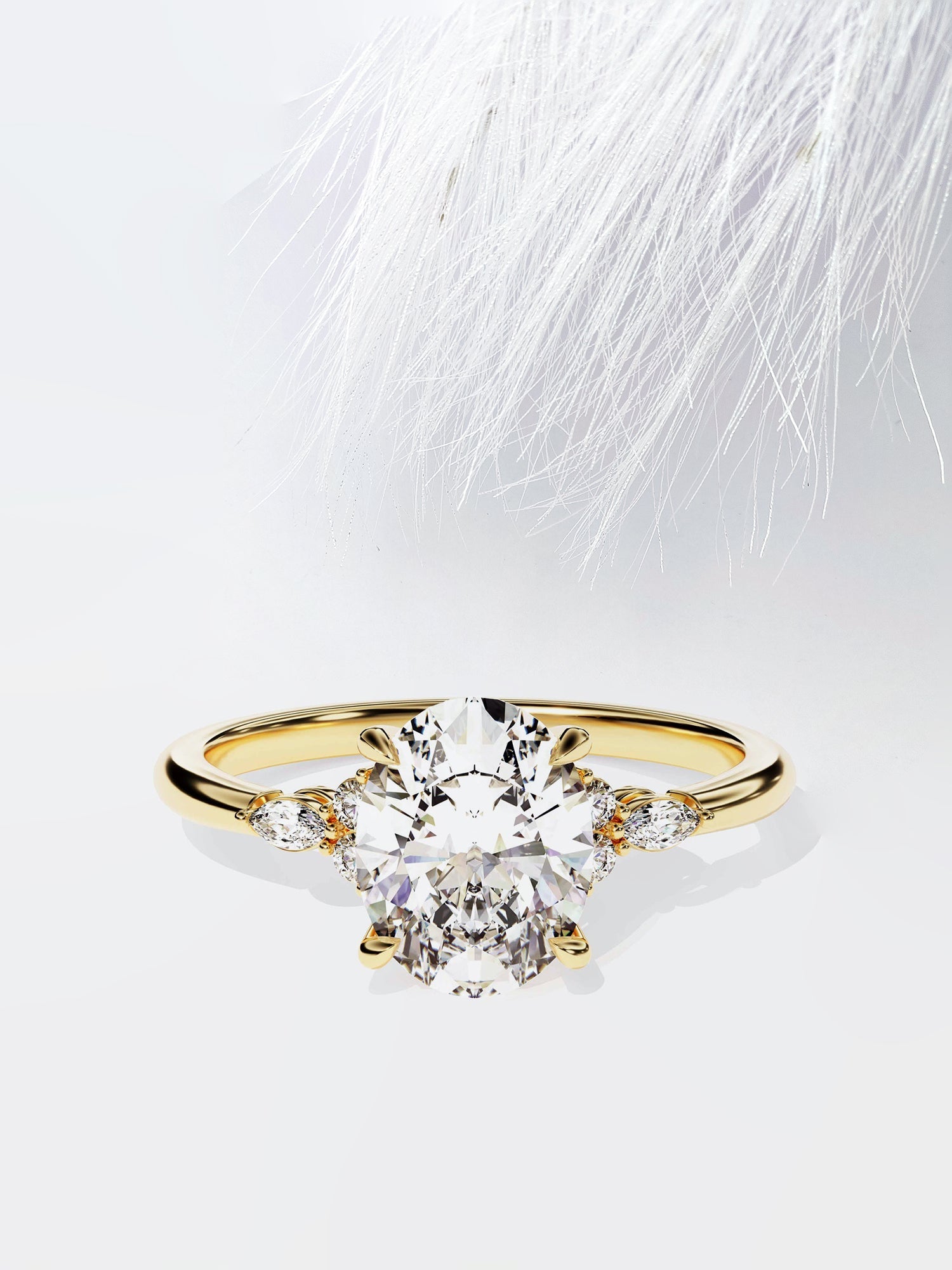 Moissanite Engagement Ring for Women