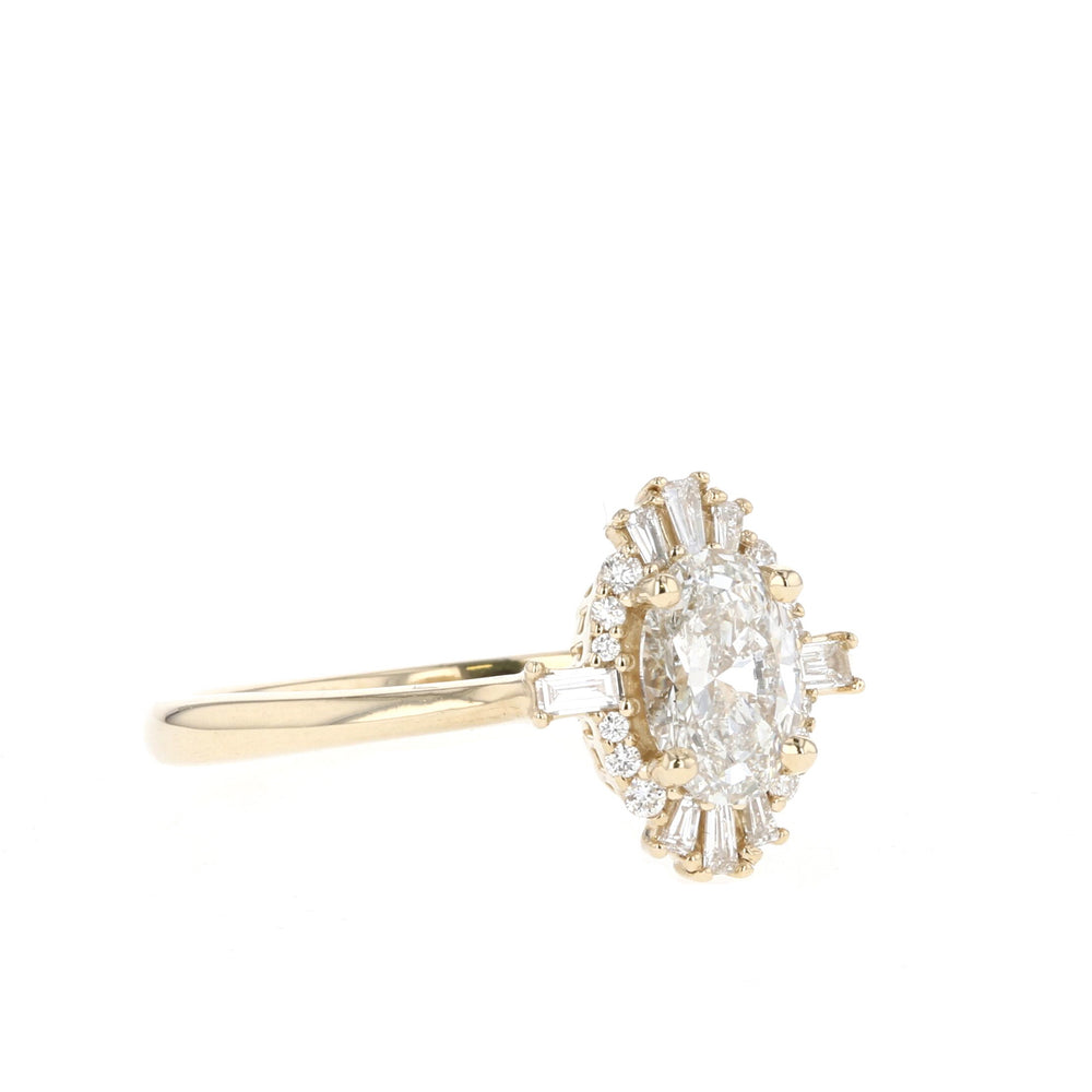 Vintage Oval Engagement Ring