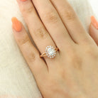 Halo Moissanite Bridal Ring