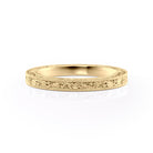 Vintage Style Wedding Stacking Band