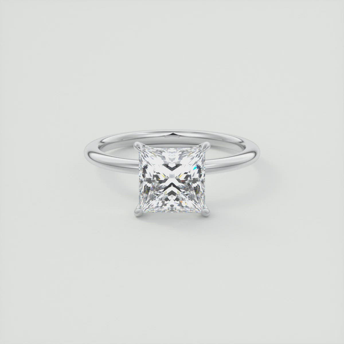 Pear-shaped moissanite rings