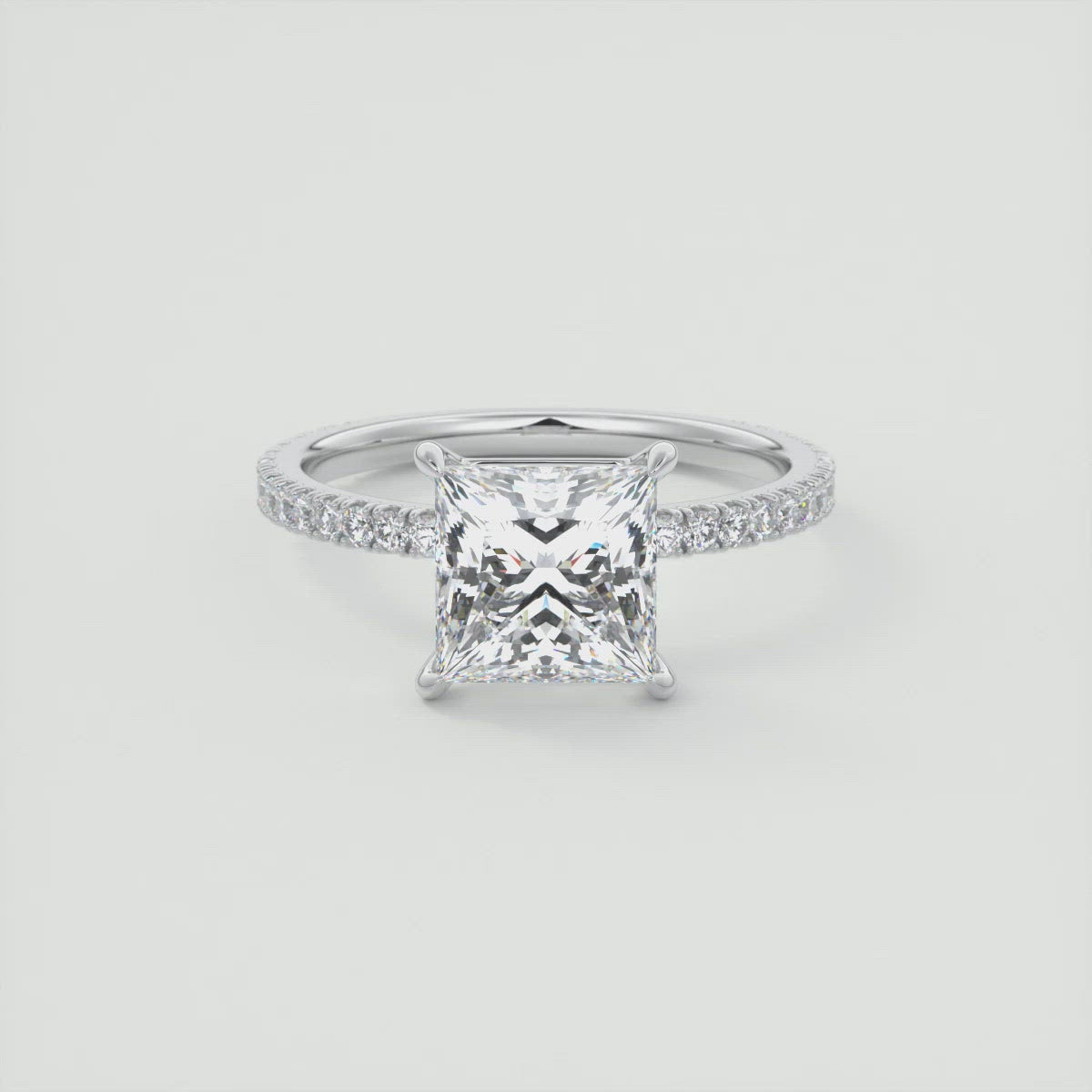 moissanite jewelry with art nouveau-inspired aesthetics