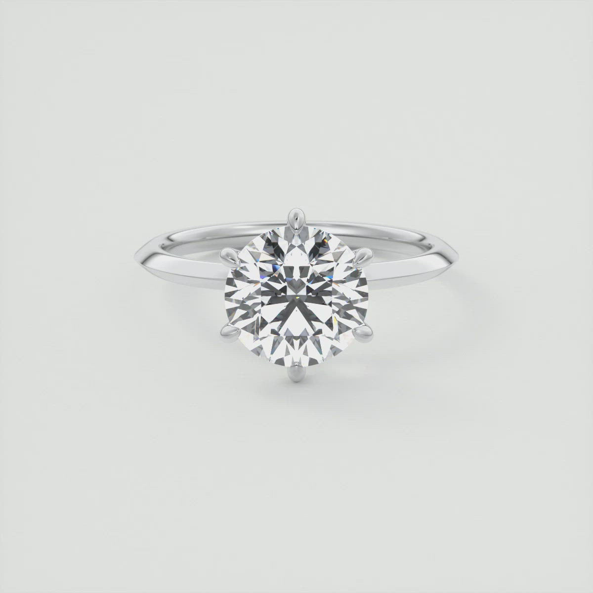 Moissanite engagement ring sets