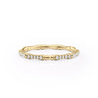 Round Diamond Wedding Band