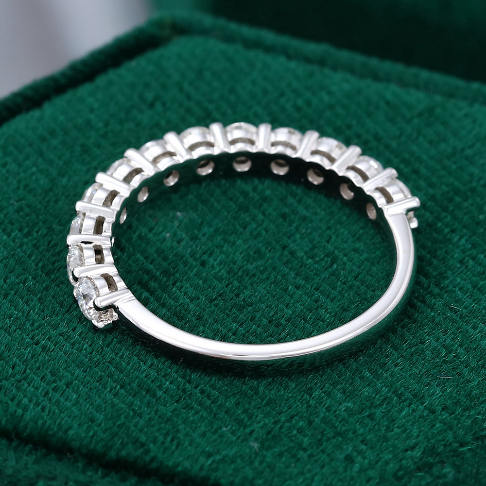 round-moissanite-half-eternity-wedding-band