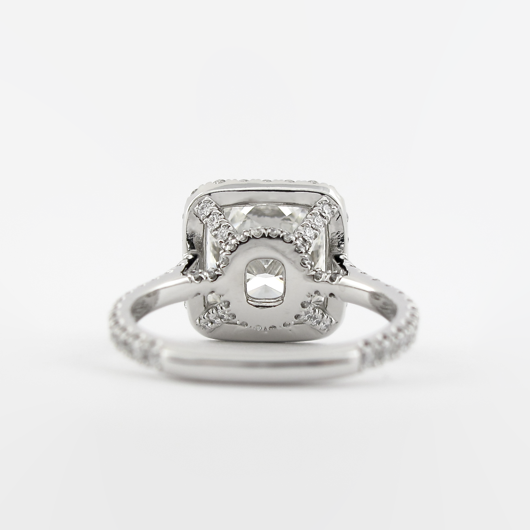 Moissanite Halo Ring