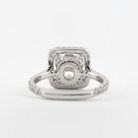 Moissanite Halo Ring