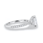 Moissanite Engagement Ring for Her