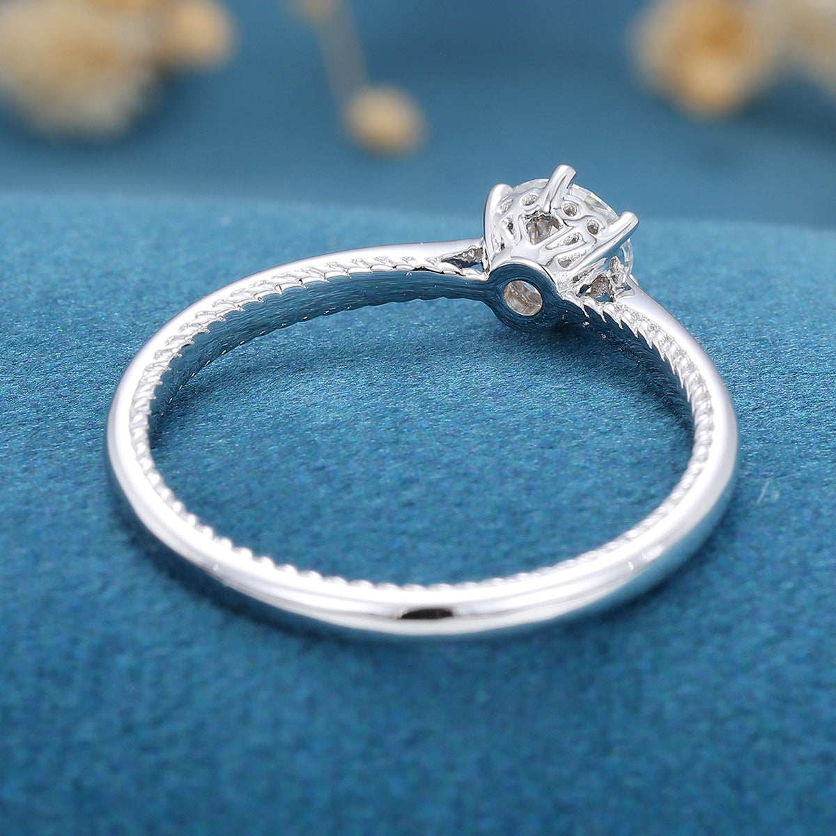 round-shaped-moissanite-solitaire-engagement-ring-3