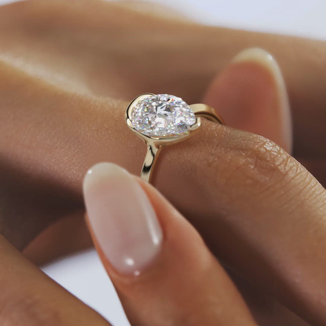 moissanite jewelry with lab-created sapphires
