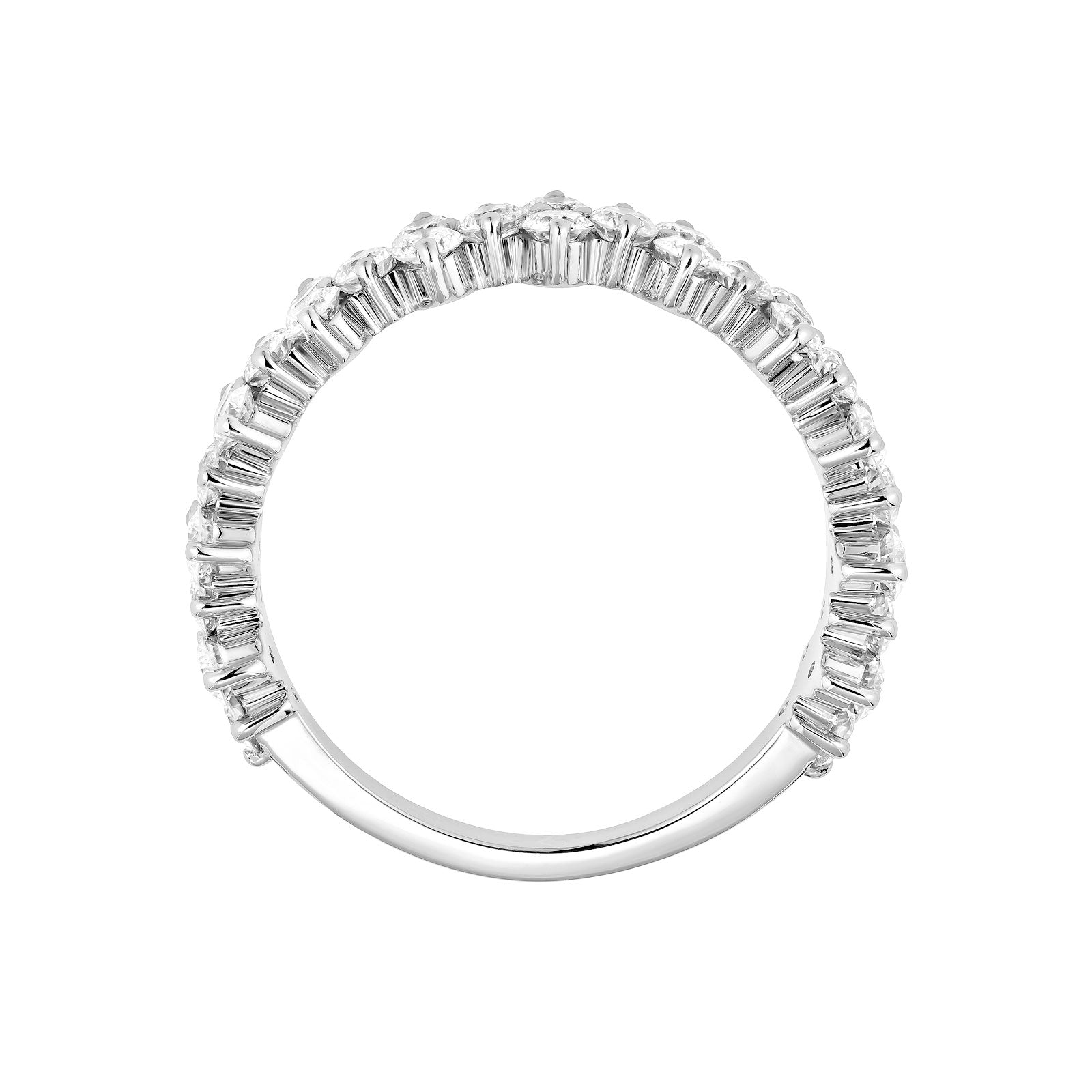 round-shaped-moissanite-cluster-wedding-band