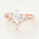 pear-moissanite-three-stones-bridal-ring-set