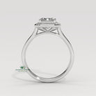 emerald cut diamond engagement ring, emerald diamond ring, gold emerald cut ring, white gold emerald diamond ring