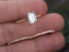 emerald-cut-solitaire-moissanite-bridal-ring-set