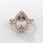 pear shaped diamond gold band, custom pear diamond ring, modern pear engagement ring, pear cut diamond prong setting, pear diamond ring setting