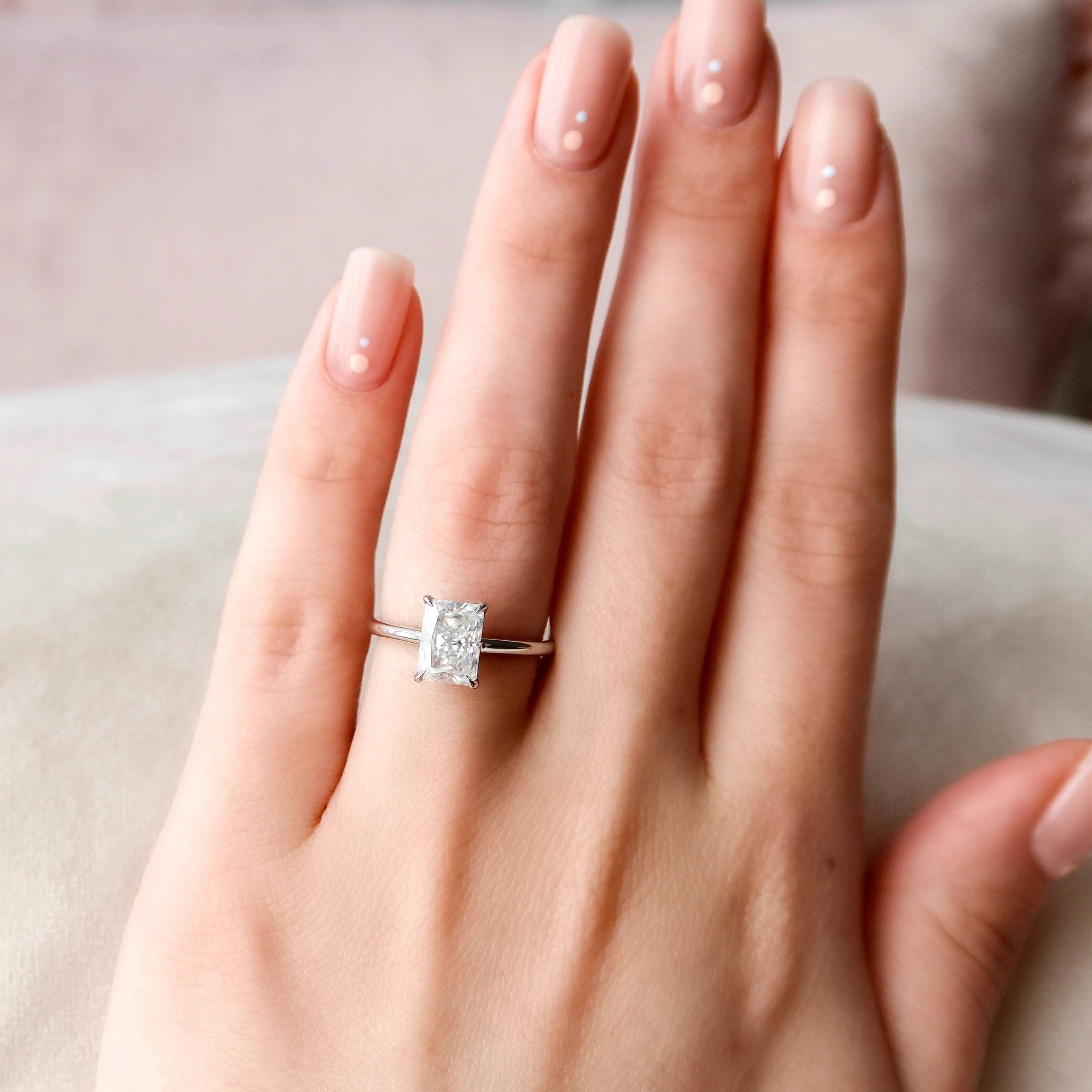 moissanite ring reimagining