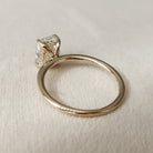 1.50CT Radiant Hidden Halo Moissanite Diamond Solitaire Engagement Ring