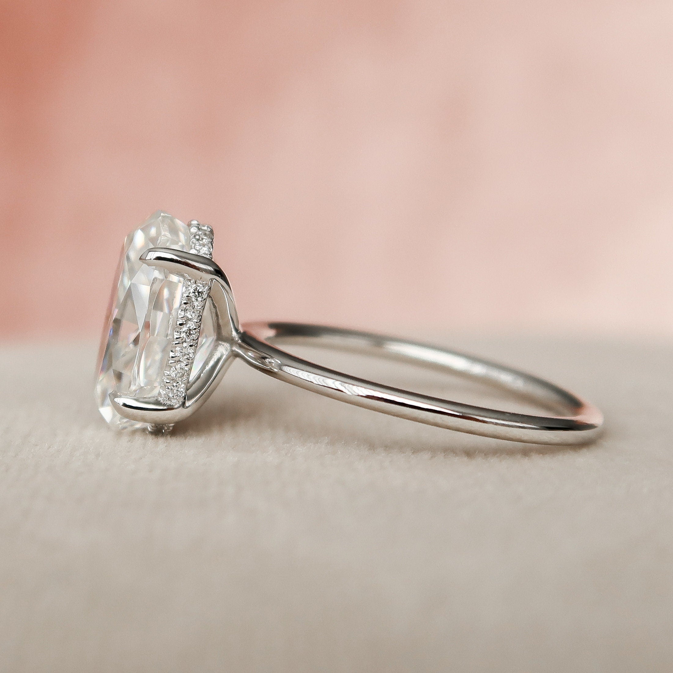 Budget-friendly moissanite rings