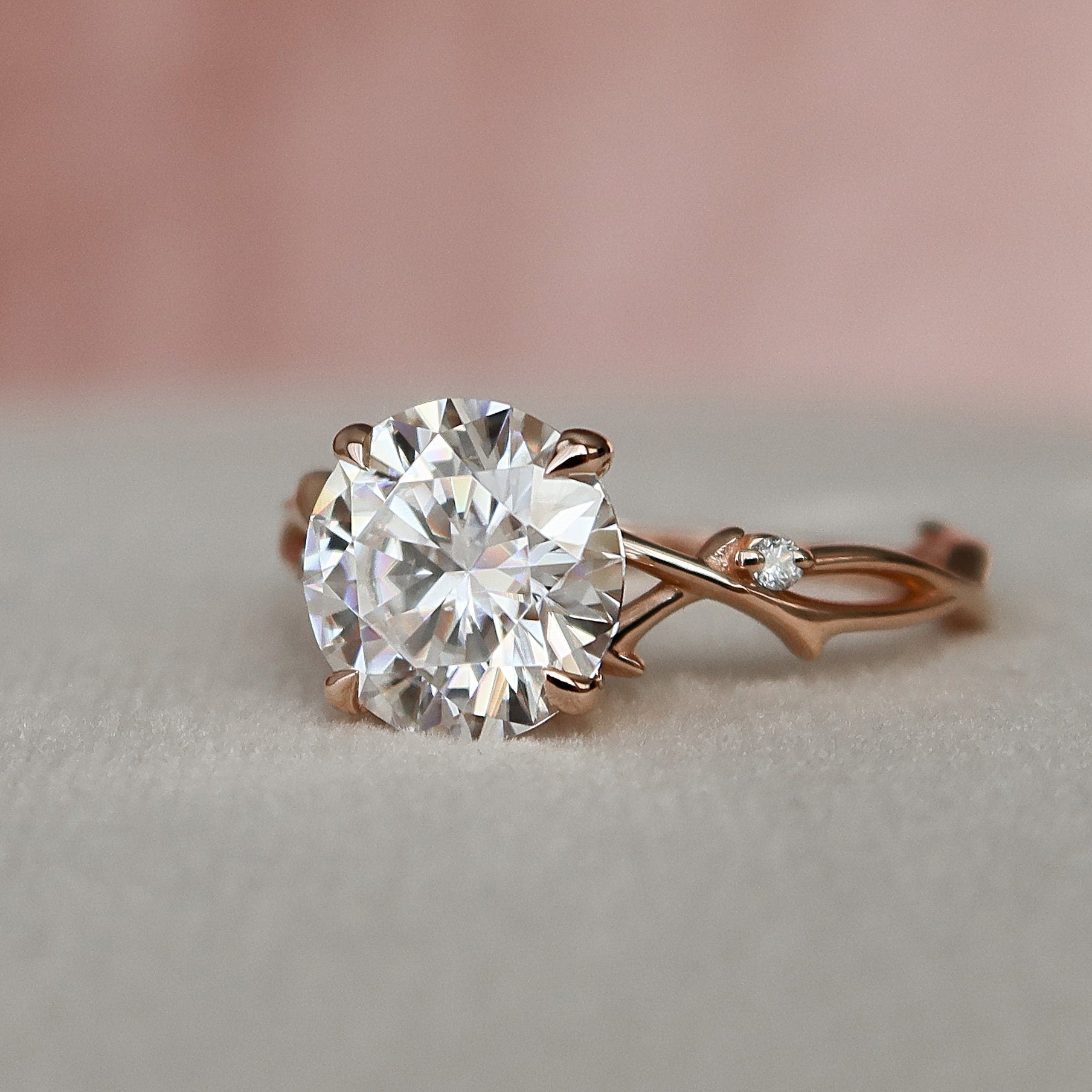 Elegant gemstone engagement rings