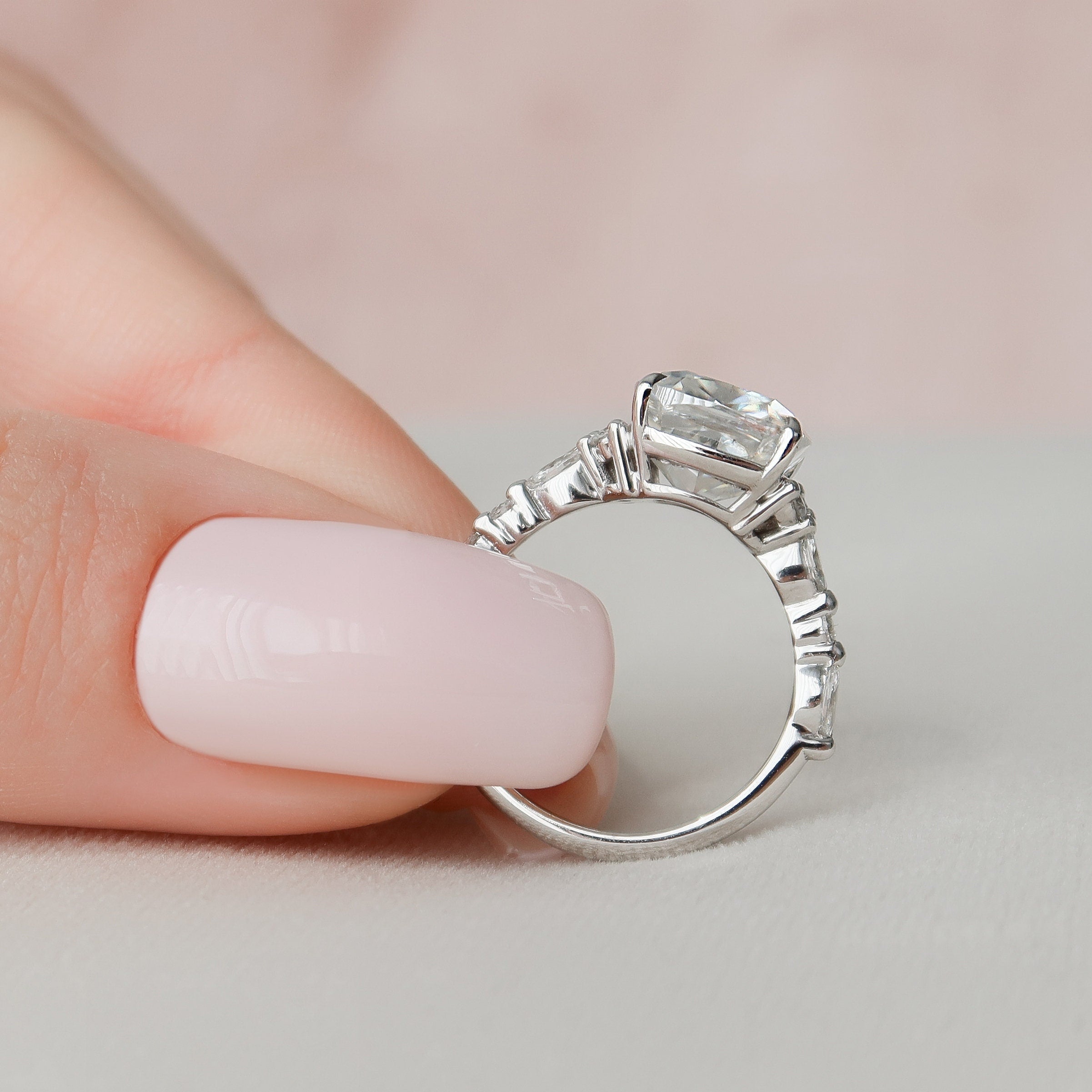 Moissanite Engagement Ring USA