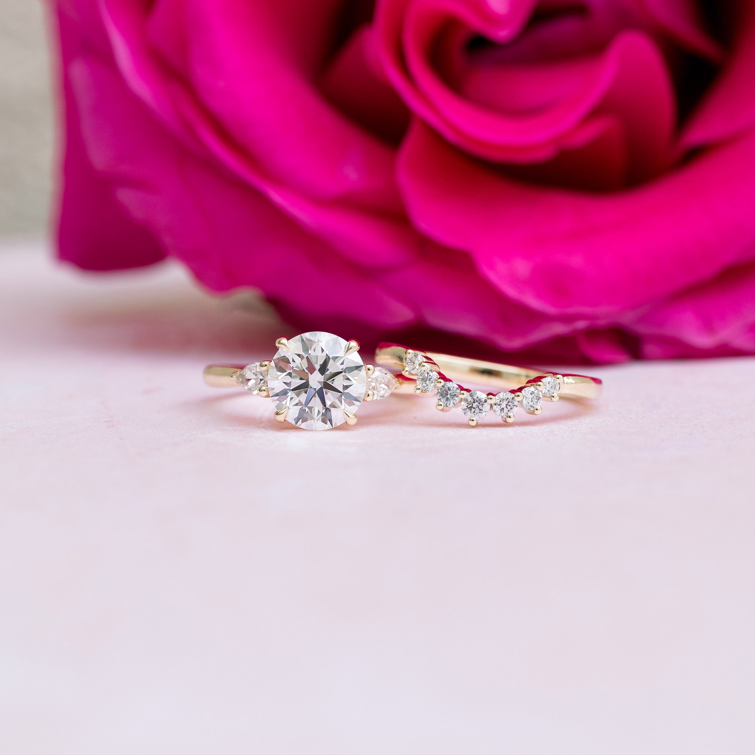 Three Stone Engagement Ring