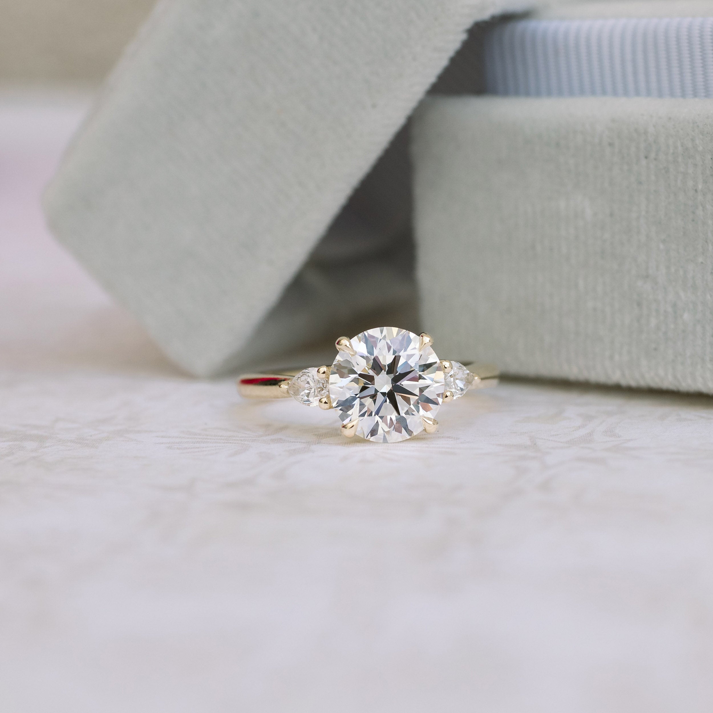 Moissanite Engagement Ring for Her