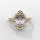 pear diamond engagement ring, pear shaped diamond ring, gold pear diamond ring, pear cut diamond engagement ring