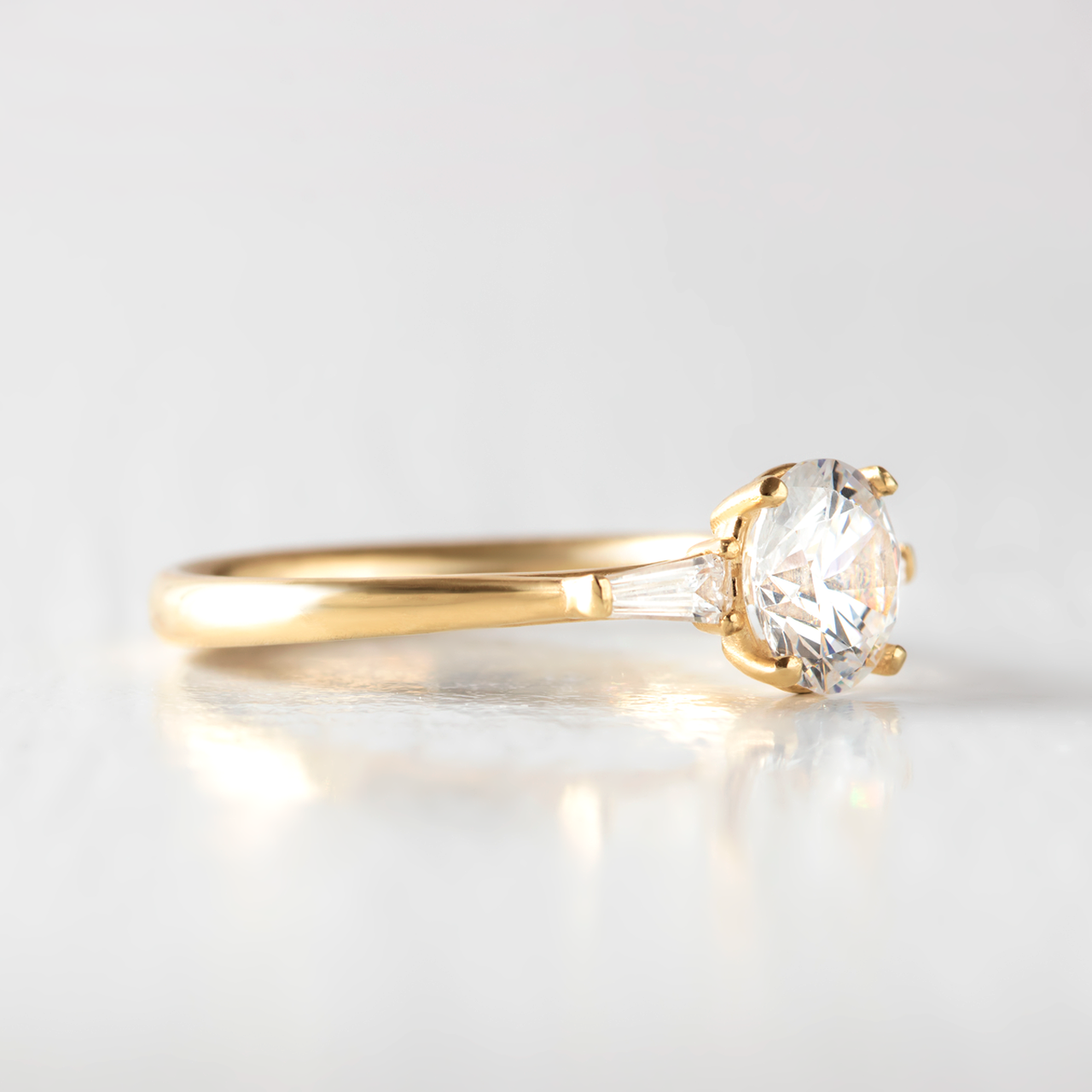 Custom moissanite jewelry sets