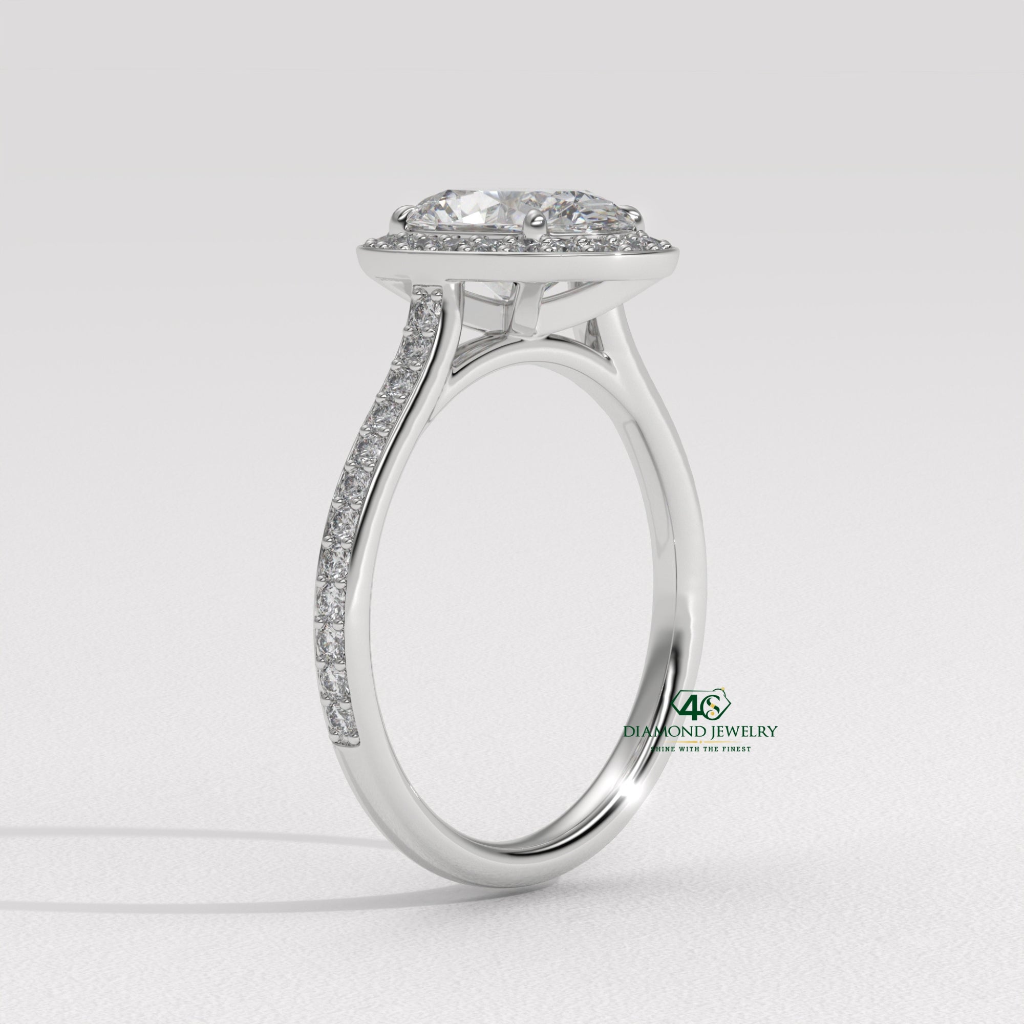 modern oval engagement ring, oval cut diamond with side stones, oval diamond three stone ring, oval cut diamond ring setting, oval diamond prong setting, luxury oval diamond ring