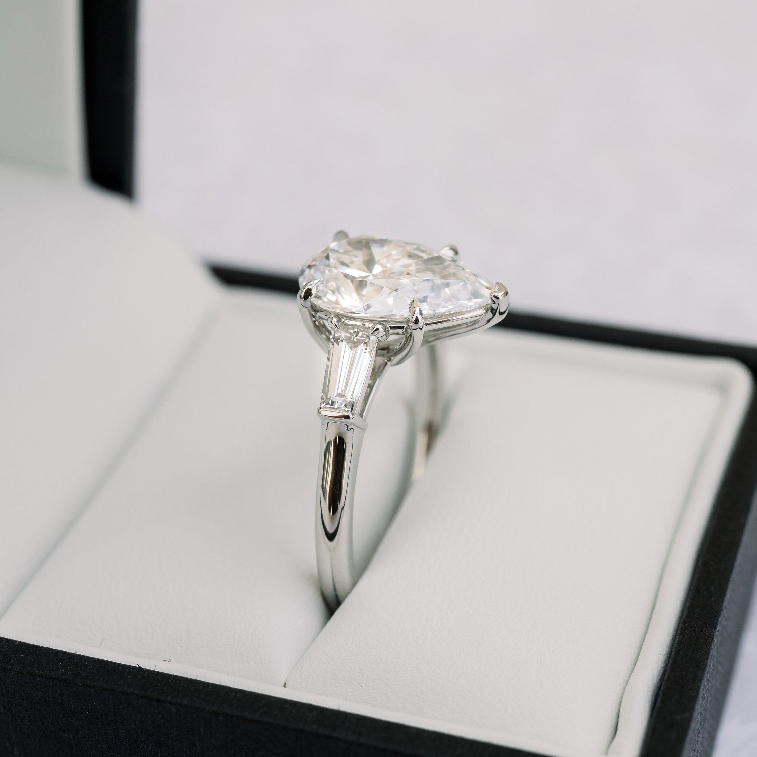 Moissanite engagement rings sale clearance