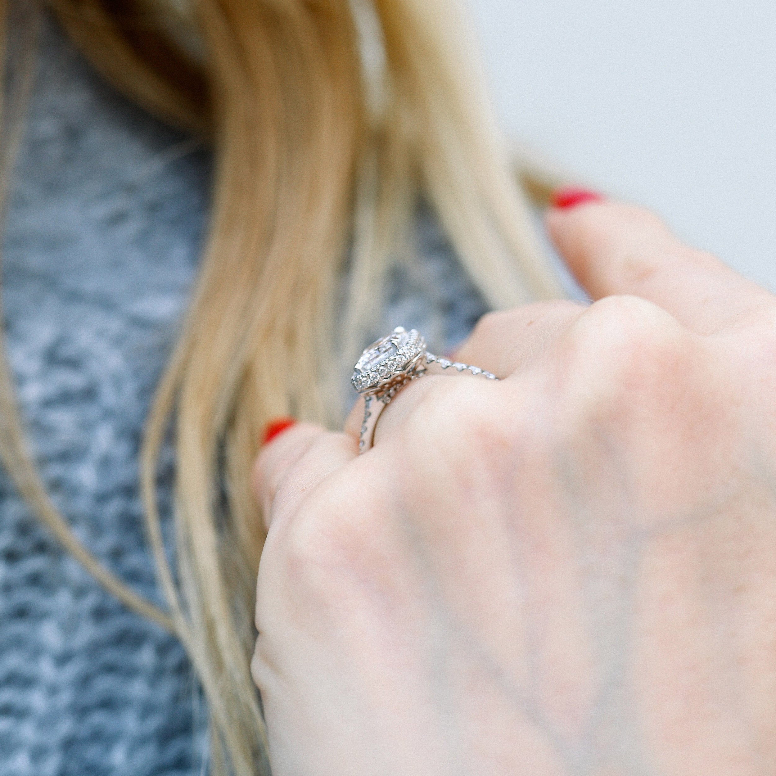Moissanite bridal band set for brides sale clearance