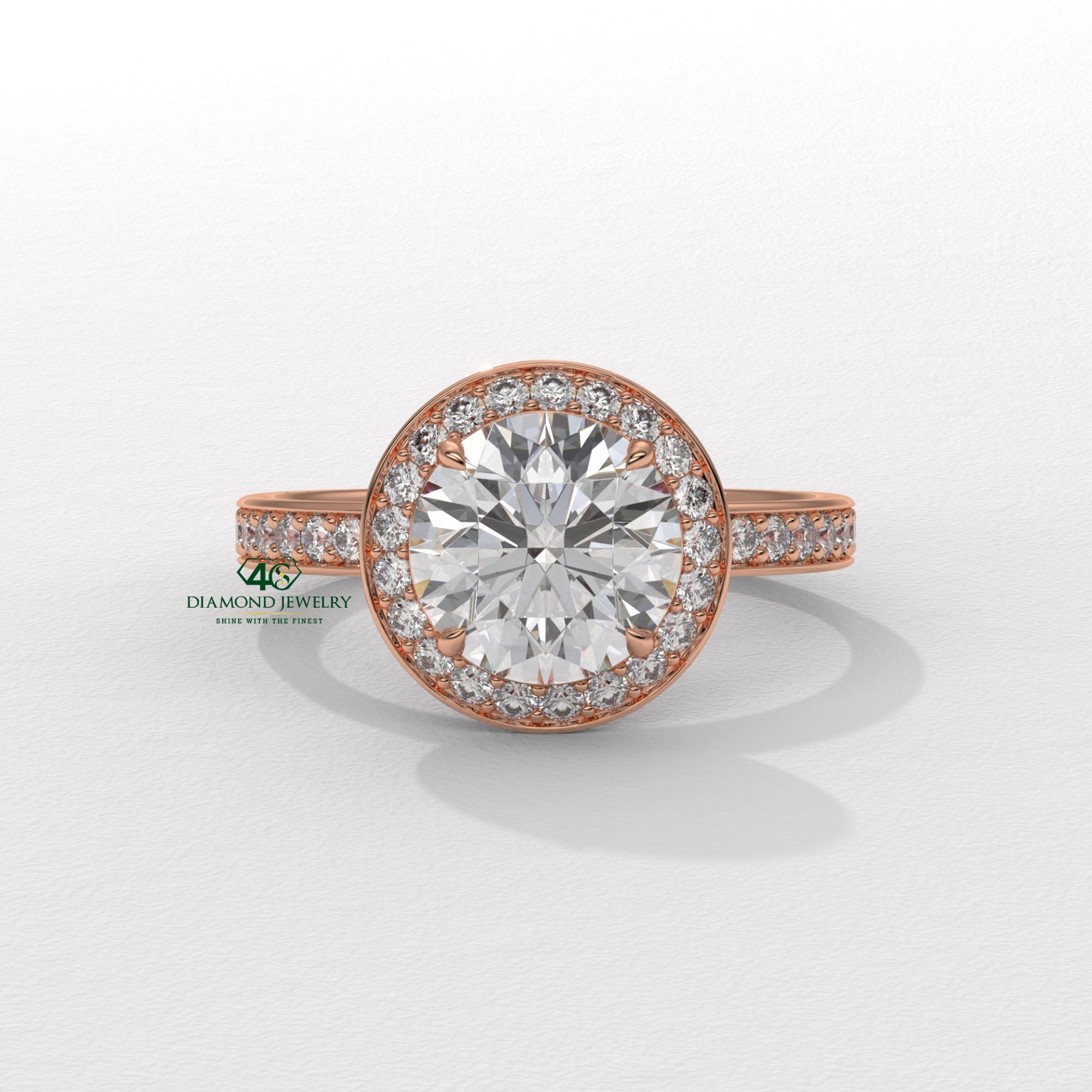 imeless round cut ring, gold round diamond band,round cut engagement ring in gold, gold ring with round diamond, round diamond gold ring setting, delicate round cut ring