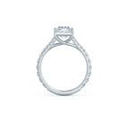 Moissanite diamond twist pendant