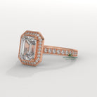 elegant emerald cut ring, dainty emerald diamond ring, emerald shaped diamond ring, yellow gold emerald ring
