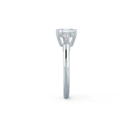 1.75CT Asscher Three Stone Moissanite Diamond Solitaire Engagement Ring