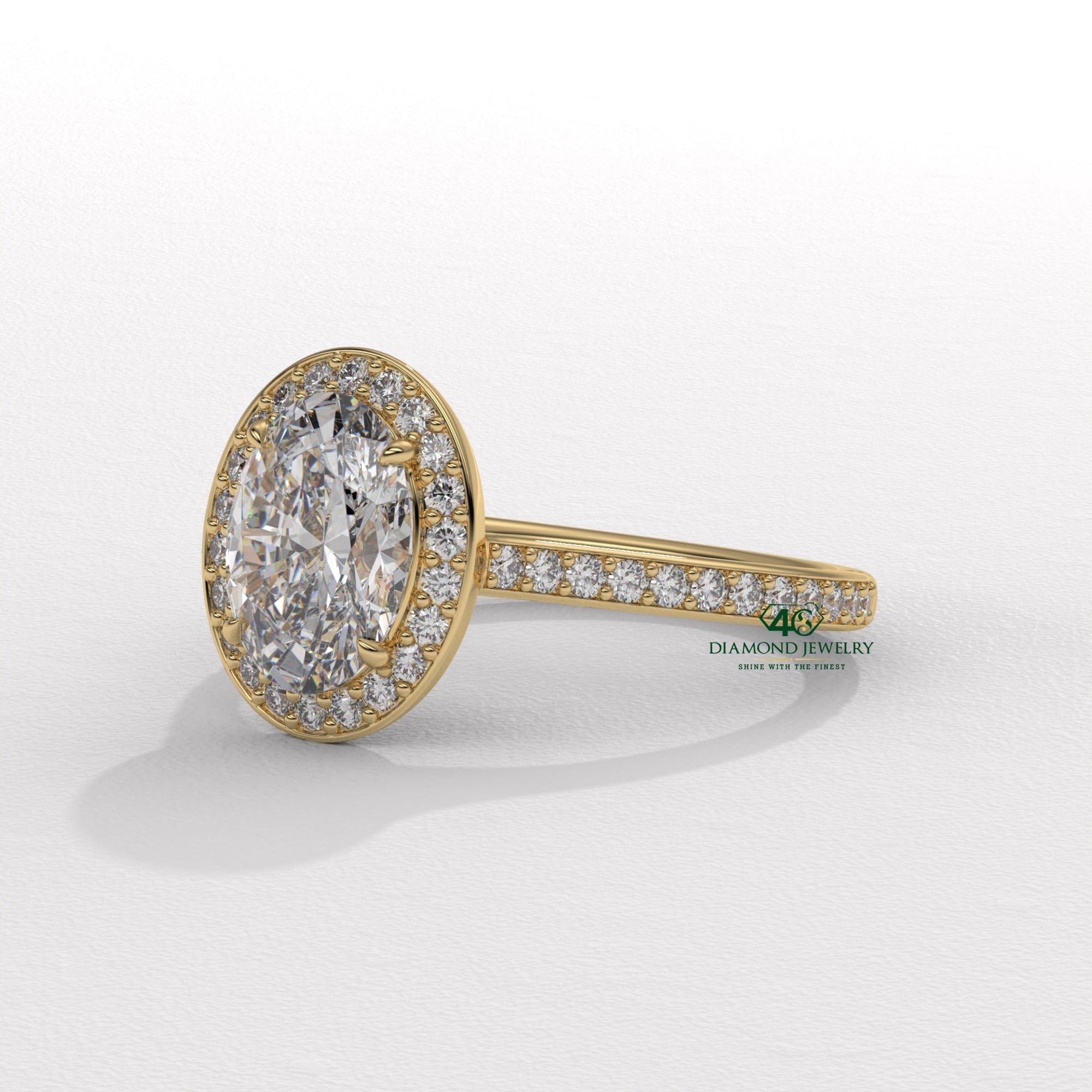 oval cut solitaire ring, vintage oval diamond ring, oval diamond halo ring, dainty oval shaped ring