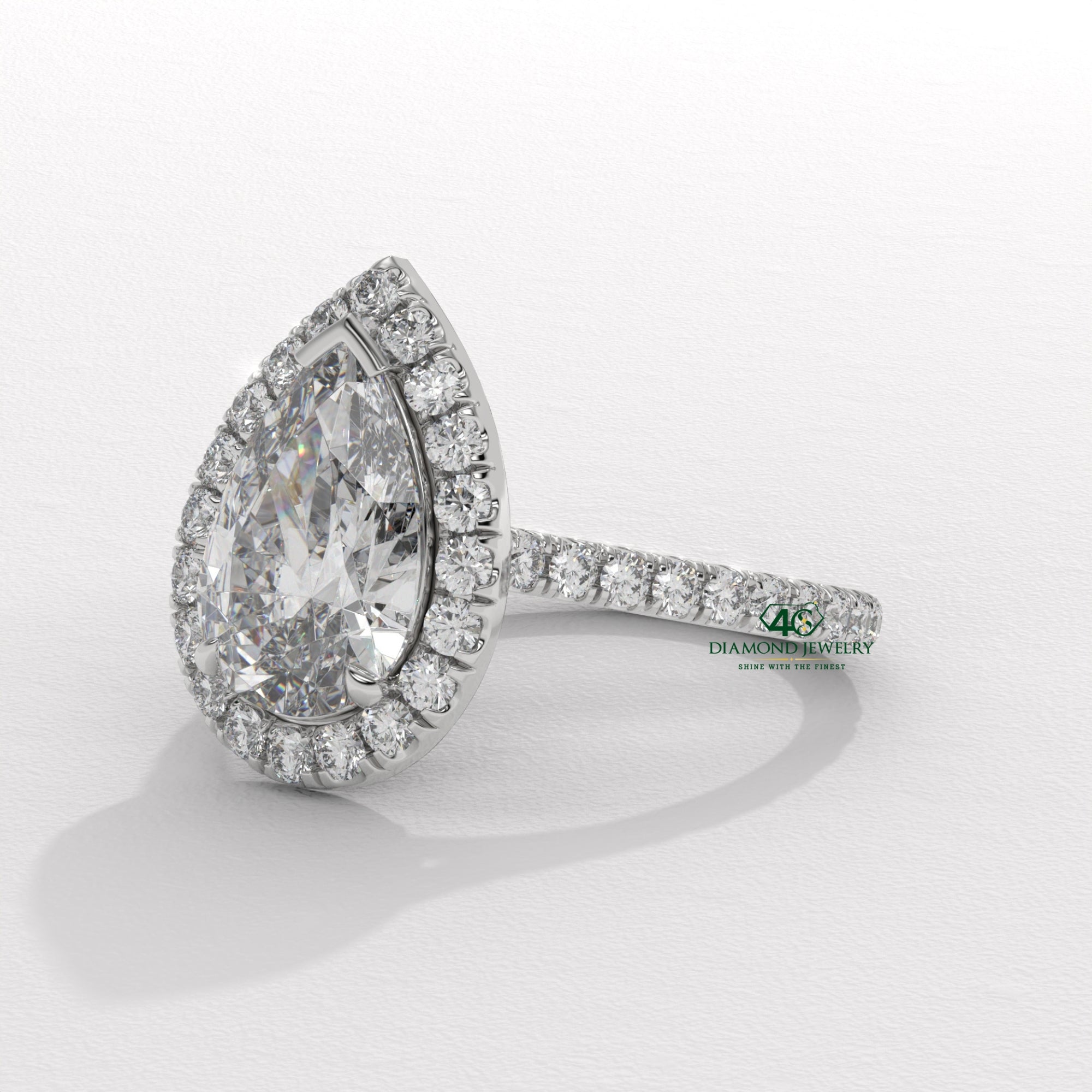 pear diamond engagement ring, pear shaped diamond ring, gold pear diamond ring, pear cut diamond engagement ring, white gold pear diamond ring